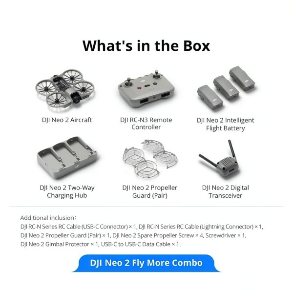 DJI Neo 2 Drone with RC N3 Remote Controller Fly More Combo-7