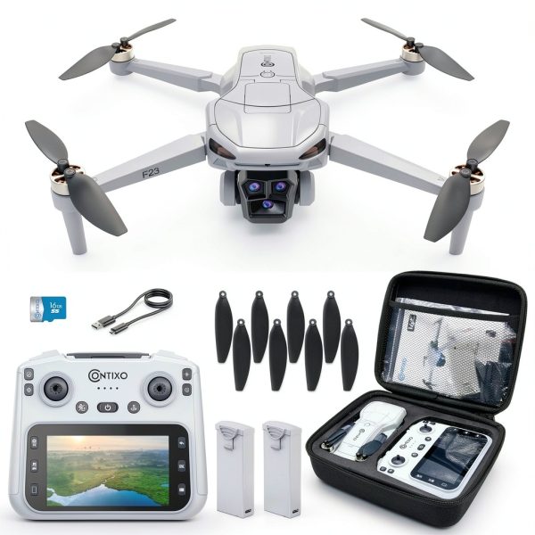 Contixo F23 GPS FPV Drone with Built In Screen Camera-0