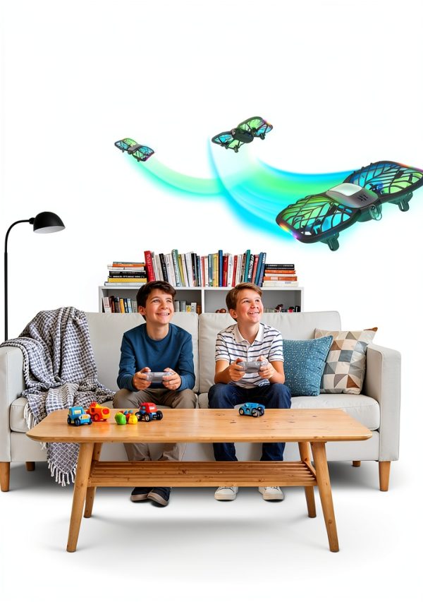 URANHUB 720P HD Camera Mini Drone with Colorful Lighting-7