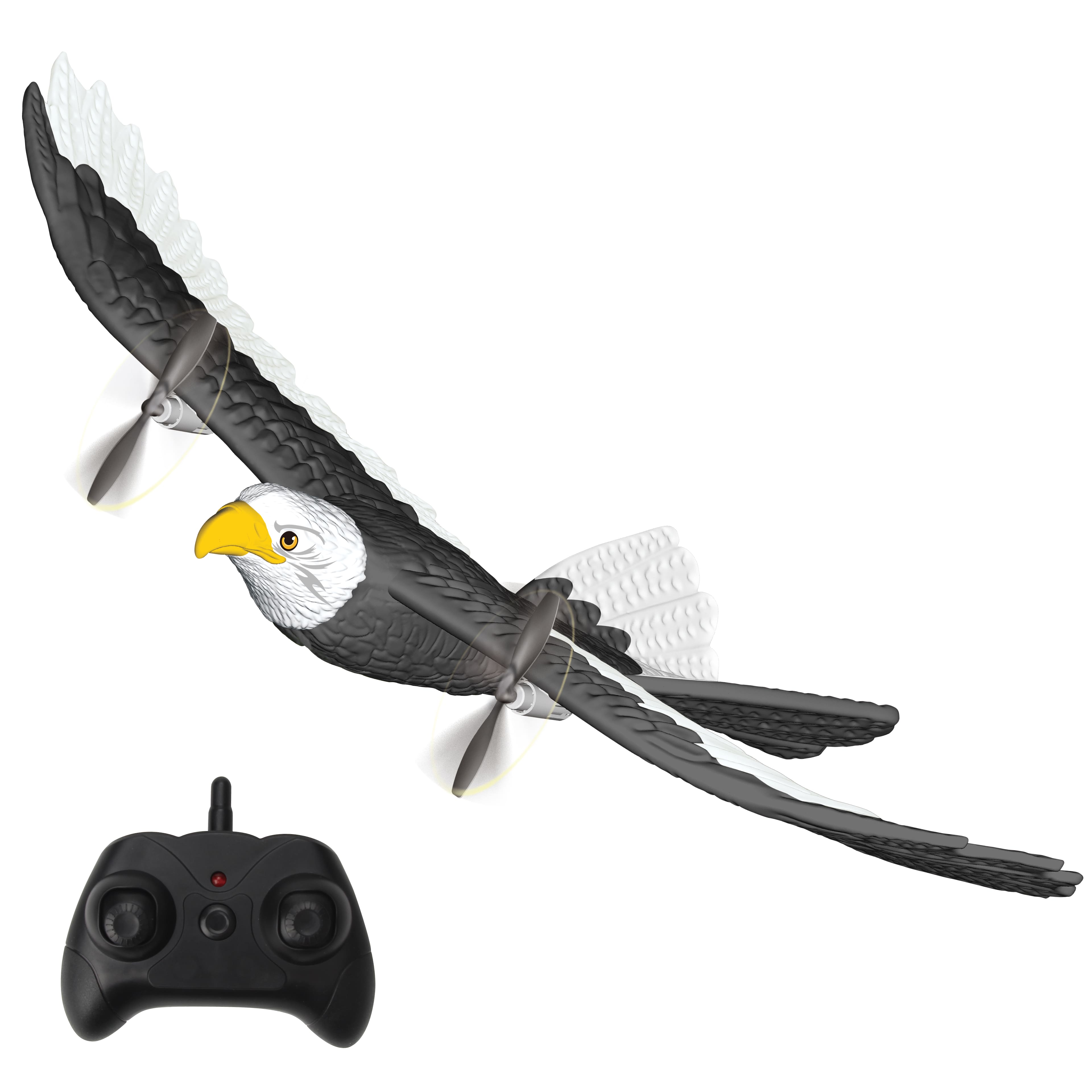 Jupiter Creations Bald Eagle RC in flight with remote control