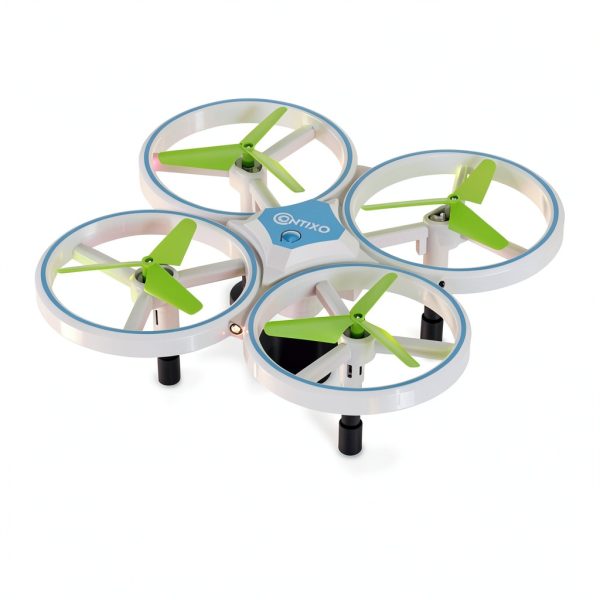 Contixo Mini Light Up Drone with Remote Controller Blue-9