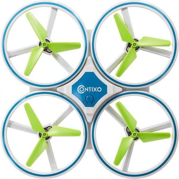 Contixo Mini Light Up Drone with Remote Controller Blue-11
