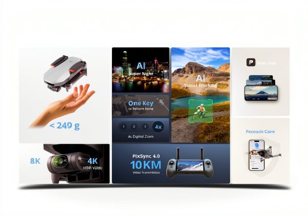 Potensic ATOM 2 Drone Fly More Combo Remote Controller Gray-6