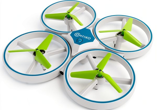 Contixo Mini Light Up Drone with Remote Controller Blue-7