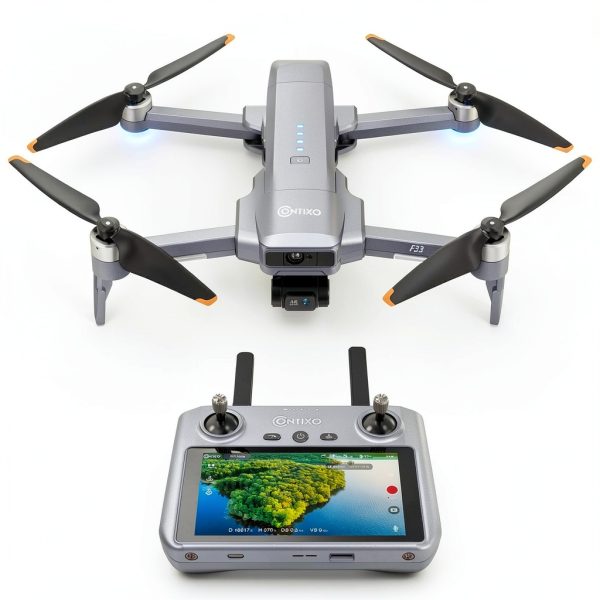 Contixo F33 Vortex Drone 4K GPS Travel Bundle 4 Batteries-4