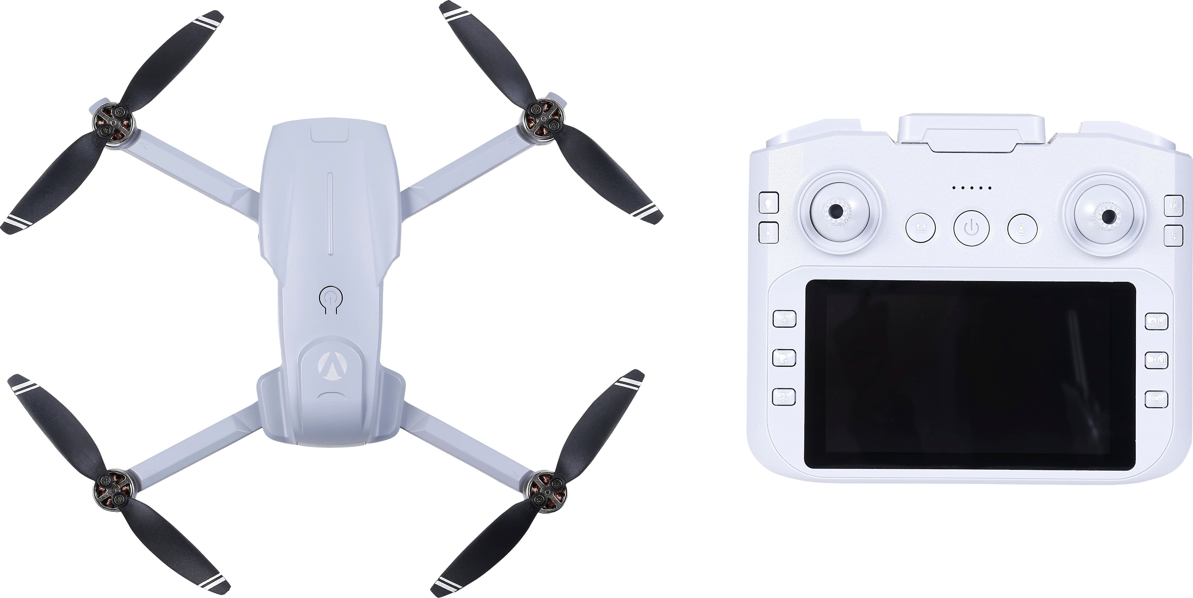 Vivitar SkyTrek Drone in flight capturing aerial footage