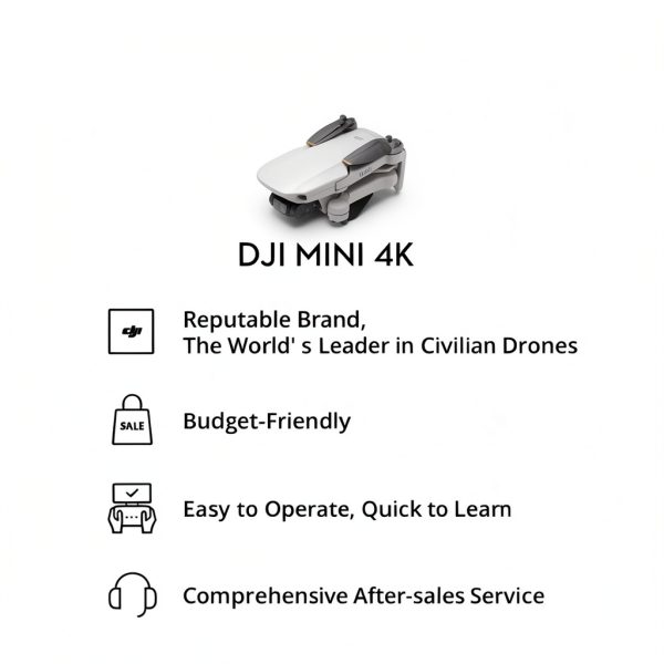 DJI Mini 4K Drone with RC Remote 64GB Card Bundle-4