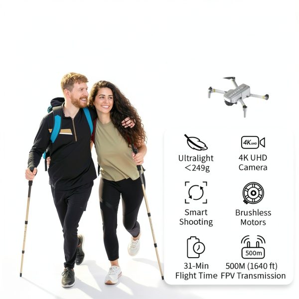 Snaptain P30 Pro 4K GPS Drone Lightweight 31Min Flight-6