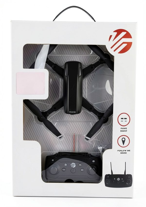 Vivitar Sky Hawk Foldable Drone Remote Black Quadcopter-5