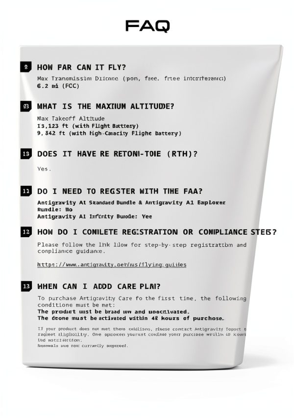 Antigravity A1 8K 360 Drone Explorer Bundle Under 249g White-4