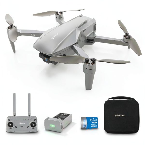 Contixo F36 Gimbal Drone 4K Camera 25 Minute Flight Time-0