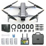 Contixo F33 Vortex Drone 4K GPS Travel Bundle 4 Batteries-0