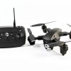 Vivitar Sky Hawk Foldable Drone Remote Black Quadcopter-0