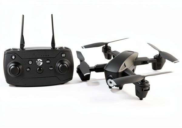 Vivitar Sky Hawk Foldable Drone Remote Black Quadcopter-0