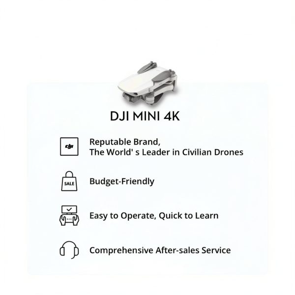 DJI Mini 4K Drone Camera 10km Transmission Wind Resistant-5