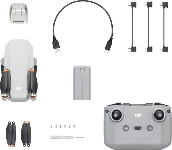 DJI Mini 4K Drone Remote Control Gray Aerial Photography-3
