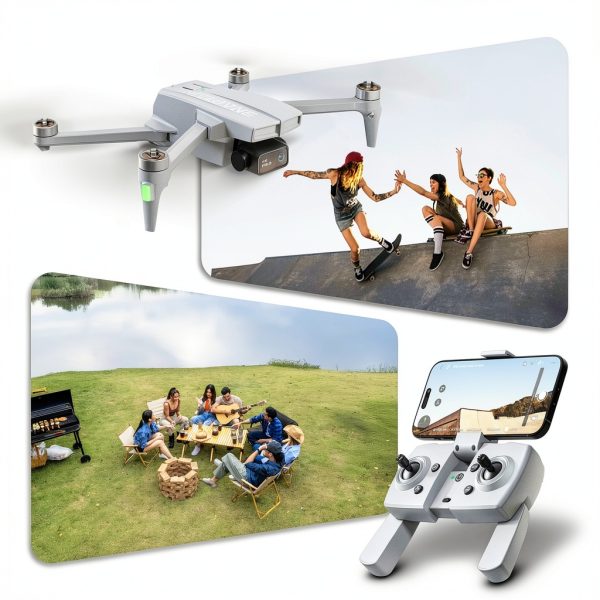 Snaptain P10 4K Camera Drone Remote Controller Gray-9