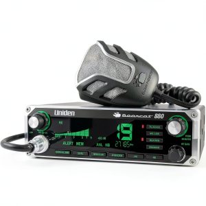 Uniden BC880 CB Radio with 7‑Color LCD, Noise‑Cancel Mic – Black-0